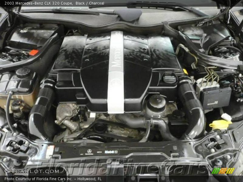 Black / Charcoal 2003 Mercedes-Benz CLK 320 Coupe