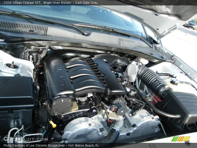Bright Silver Metallic / Dark Slate Gray 2008 Dodge Charger SXT