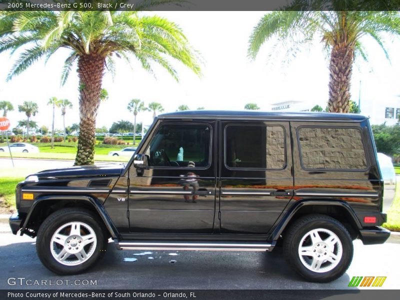Black / Grey 2005 Mercedes-Benz G 500