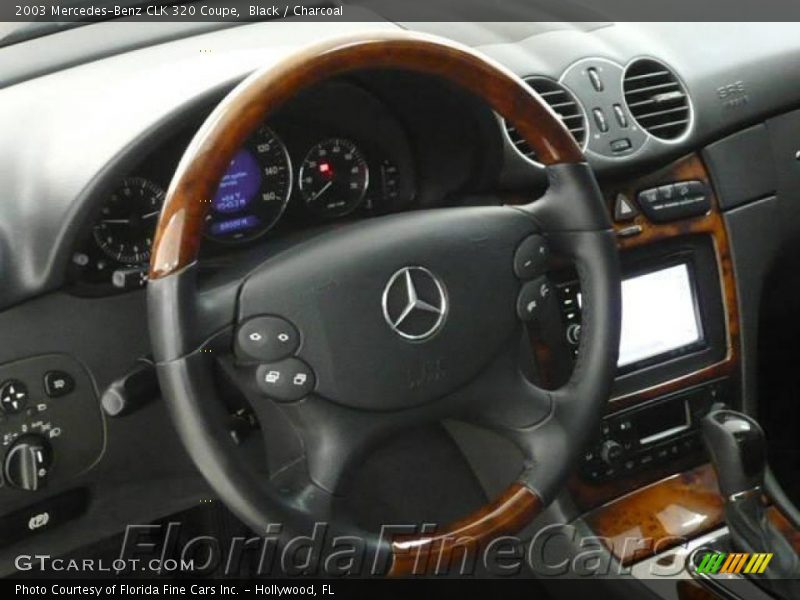 Black / Charcoal 2003 Mercedes-Benz CLK 320 Coupe