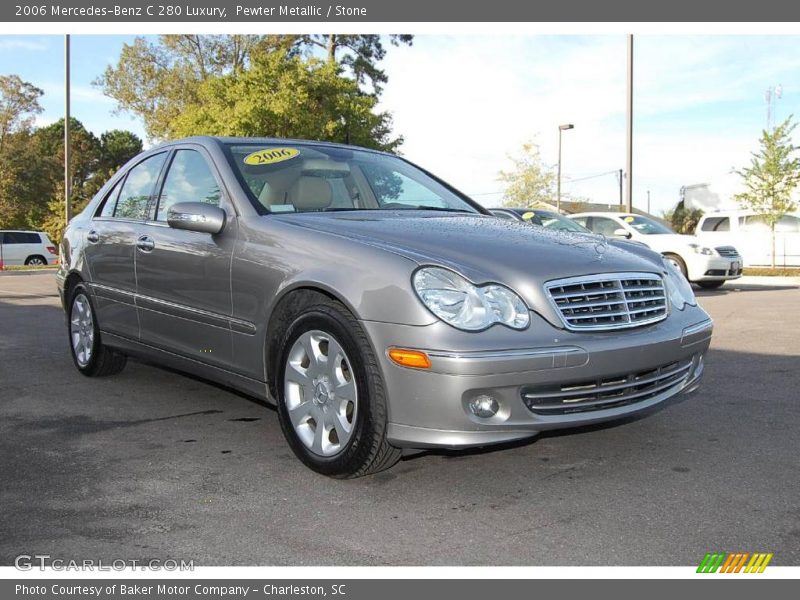 Pewter Metallic / Stone 2006 Mercedes-Benz C 280 Luxury