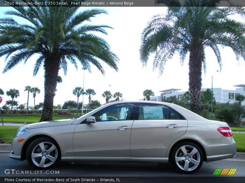 Pearl Beige Metallic / Almond Beige 2010 Mercedes-Benz E 350 Sedan