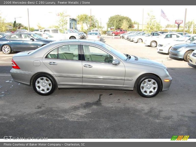 Pewter Metallic / Stone 2006 Mercedes-Benz C 280 Luxury