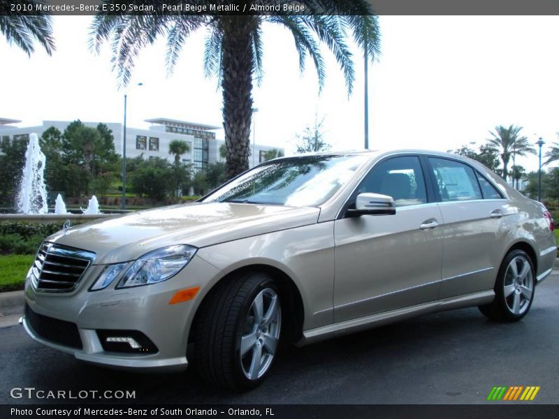 Pearl Beige Metallic / Almond Beige 2010 Mercedes-Benz E 350 Sedan
