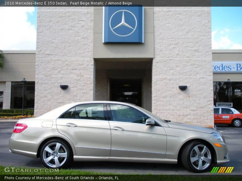 Pearl Beige Metallic / Almond Beige 2010 Mercedes-Benz E 350 Sedan