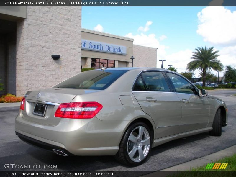 Pearl Beige Metallic / Almond Beige 2010 Mercedes-Benz E 350 Sedan