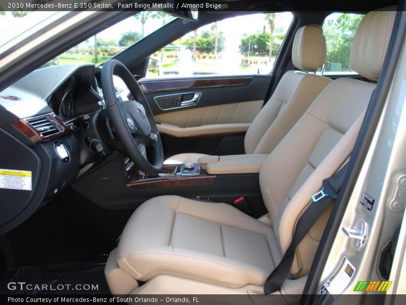 Pearl Beige Metallic / Almond Beige 2010 Mercedes-Benz E 350 Sedan