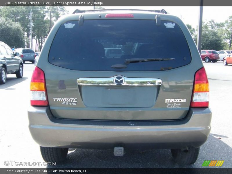 Light Cypress Metallic / Beige 2002 Mazda Tribute LX V6