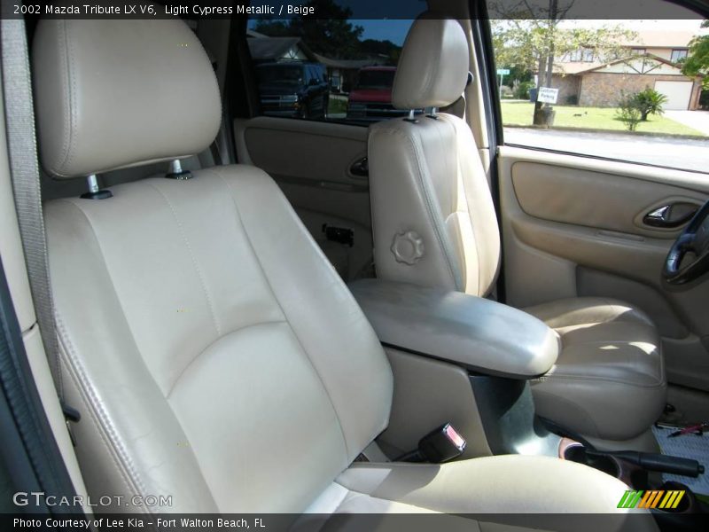 Light Cypress Metallic / Beige 2002 Mazda Tribute LX V6