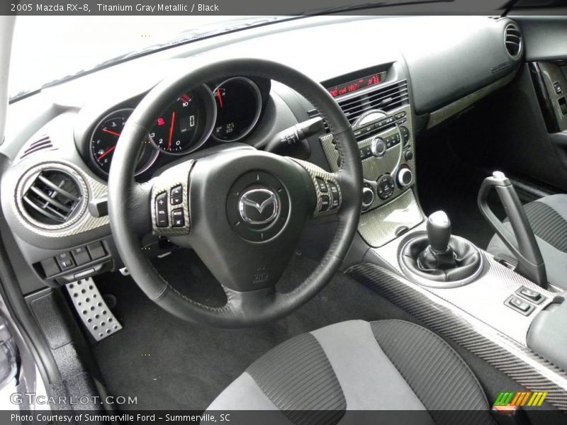 Titanium Gray Metallic / Black 2005 Mazda RX-8