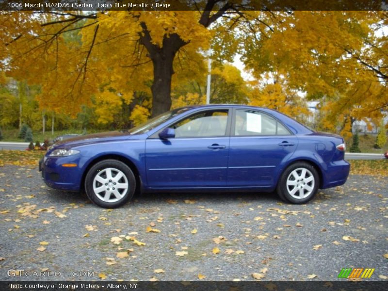 Lapis Blue Metallic / Beige 2006 Mazda MAZDA6 i Sedan