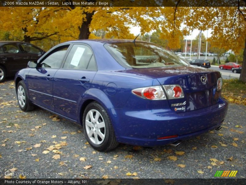 Lapis Blue Metallic / Beige 2006 Mazda MAZDA6 i Sedan