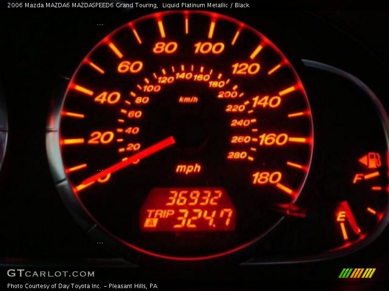 Liquid Platinum Metallic / Black 2006 Mazda MAZDA6 MAZDASPEED6 Grand Touring
