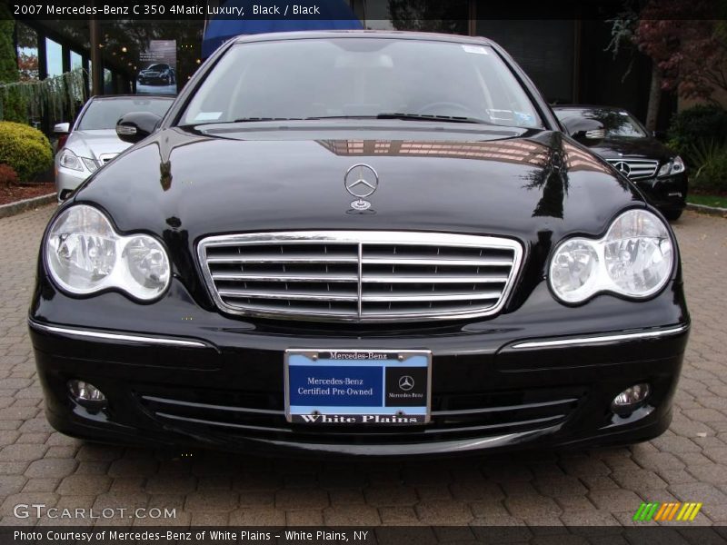 Black / Black 2007 Mercedes-Benz C 350 4Matic Luxury