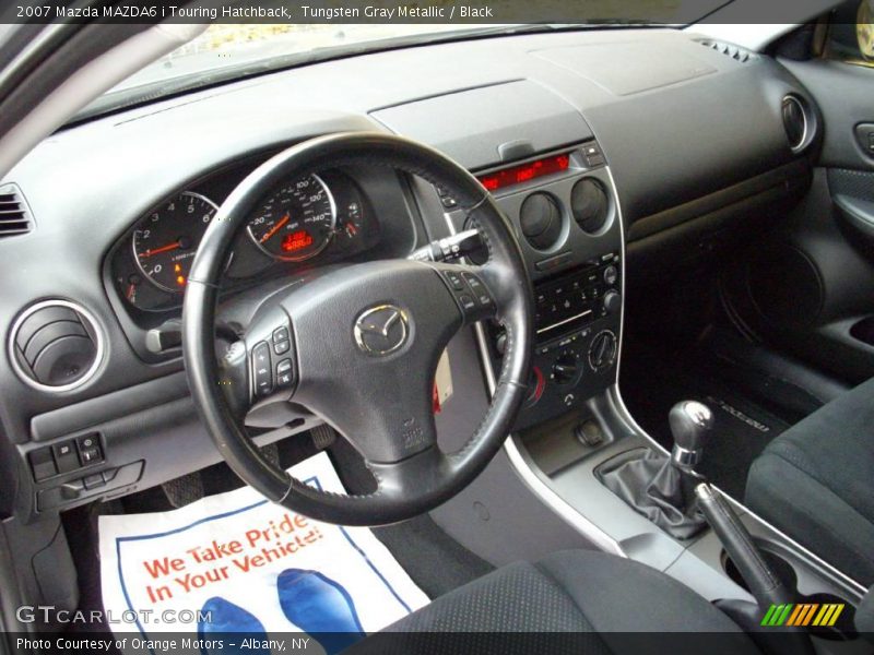 Tungsten Gray Metallic / Black 2007 Mazda MAZDA6 i Touring Hatchback