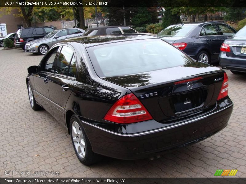 Black / Black 2007 Mercedes-Benz C 350 4Matic Luxury