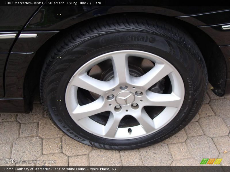 Black / Black 2007 Mercedes-Benz C 350 4Matic Luxury