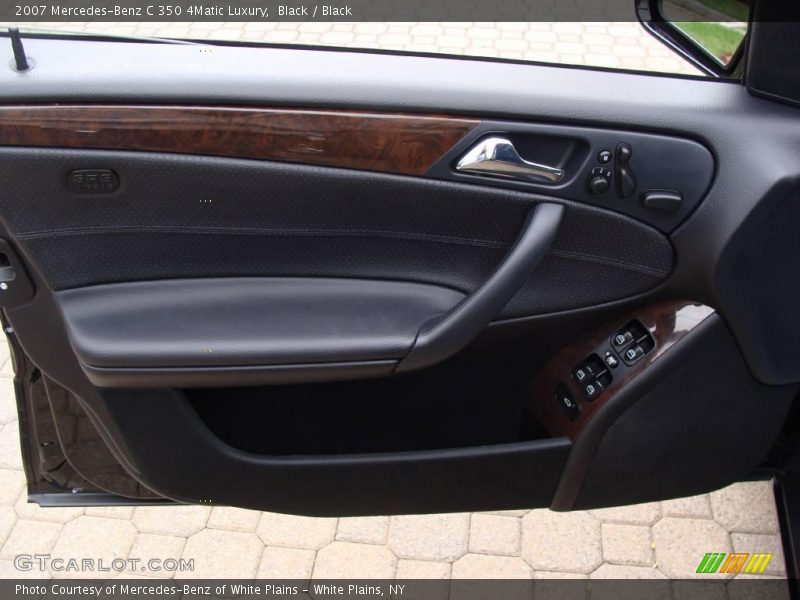 Black / Black 2007 Mercedes-Benz C 350 4Matic Luxury