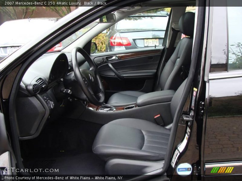 Black / Black 2007 Mercedes-Benz C 350 4Matic Luxury