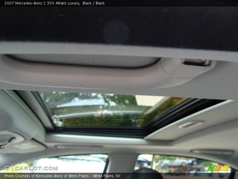 Black / Black 2007 Mercedes-Benz C 350 4Matic Luxury