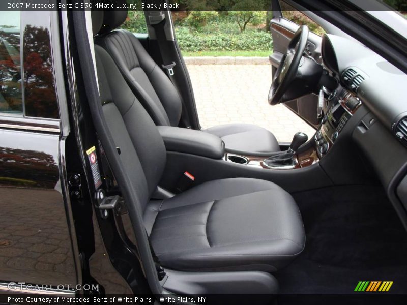 Black / Black 2007 Mercedes-Benz C 350 4Matic Luxury