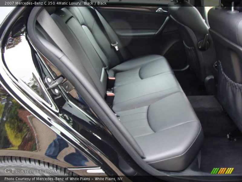 Black / Black 2007 Mercedes-Benz C 350 4Matic Luxury