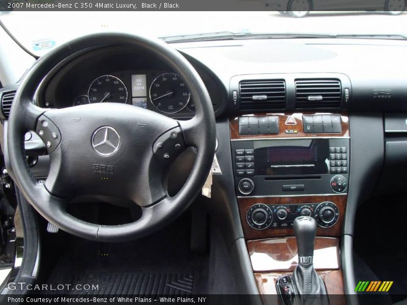 Black / Black 2007 Mercedes-Benz C 350 4Matic Luxury