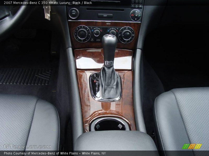Black / Black 2007 Mercedes-Benz C 350 4Matic Luxury