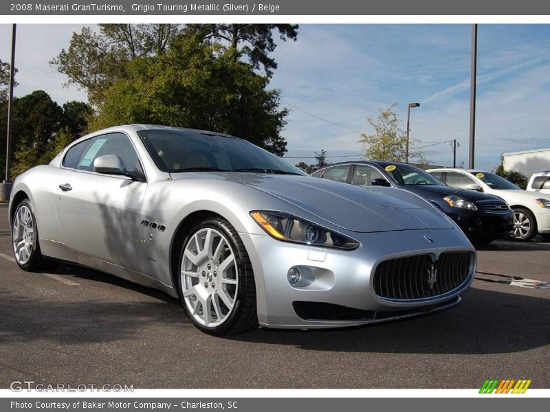 Grigio Touring Metallic (Silver) / Beige 2008 Maserati GranTurismo