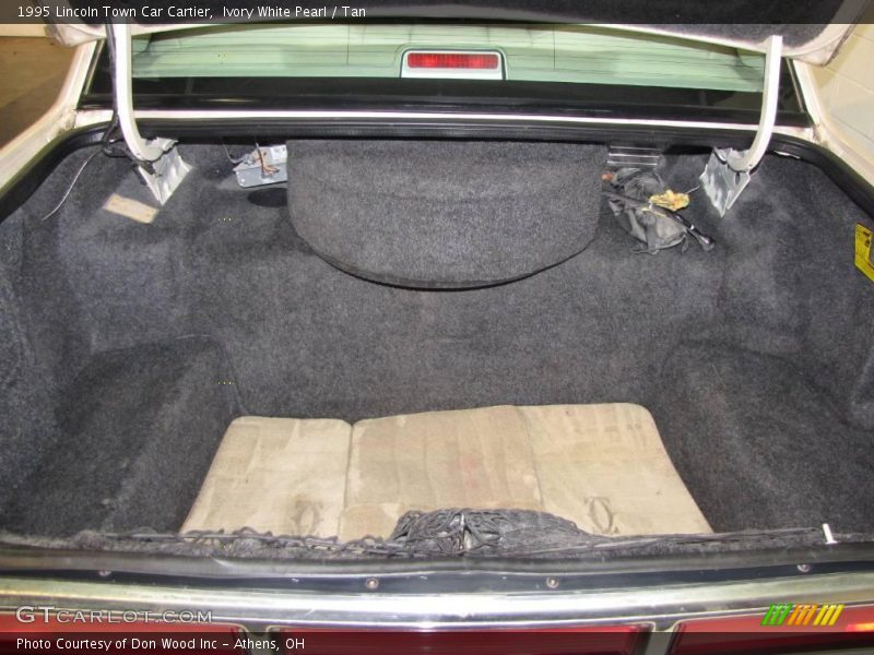 Ivory White Pearl / Tan 1995 Lincoln Town Car Cartier