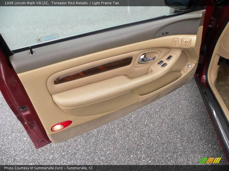 Toreador Red Metallic / Light Prairie Tan 1998 Lincoln Mark VIII LSC