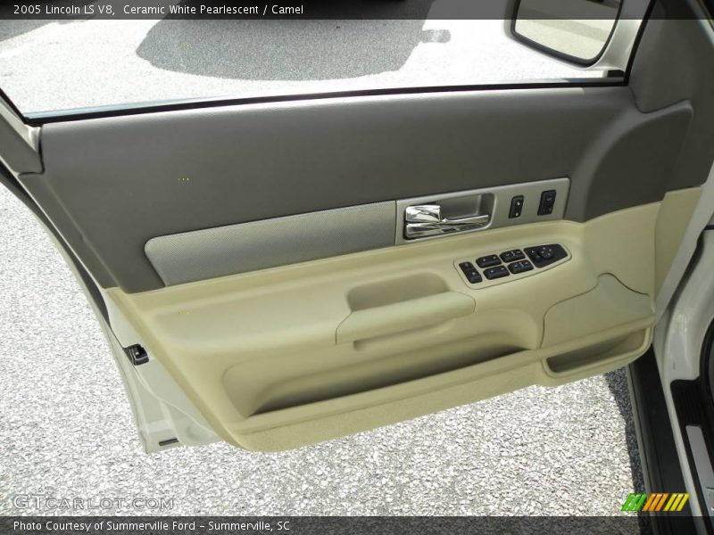 Ceramic White Pearlescent / Camel 2005 Lincoln LS V8