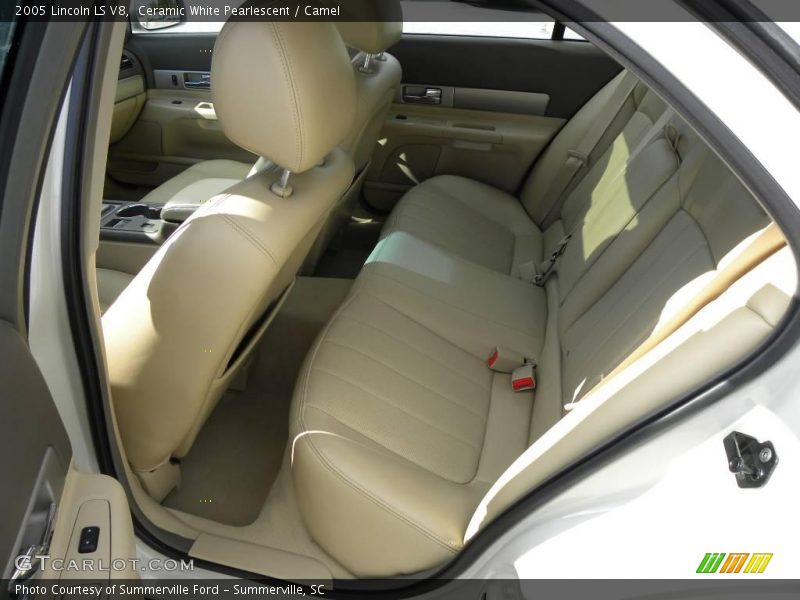Ceramic White Pearlescent / Camel 2005 Lincoln LS V8