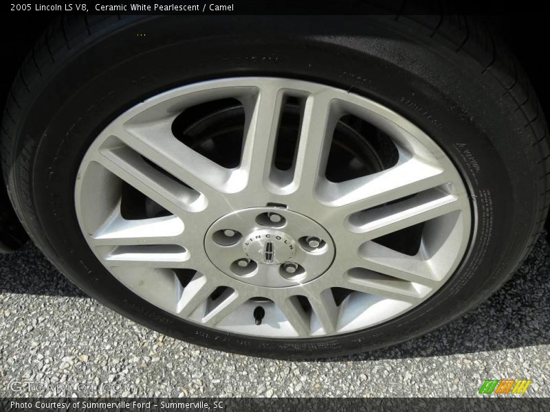 Ceramic White Pearlescent / Camel 2005 Lincoln LS V8