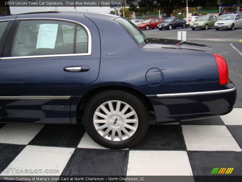 True Blue Metallic / Shale/Dove 2004 Lincoln Town Car Signature