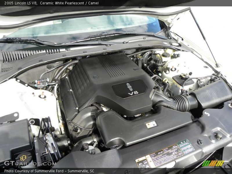 Ceramic White Pearlescent / Camel 2005 Lincoln LS V8