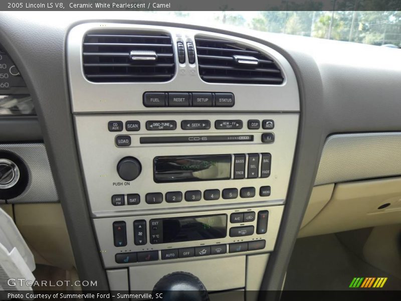 Ceramic White Pearlescent / Camel 2005 Lincoln LS V8