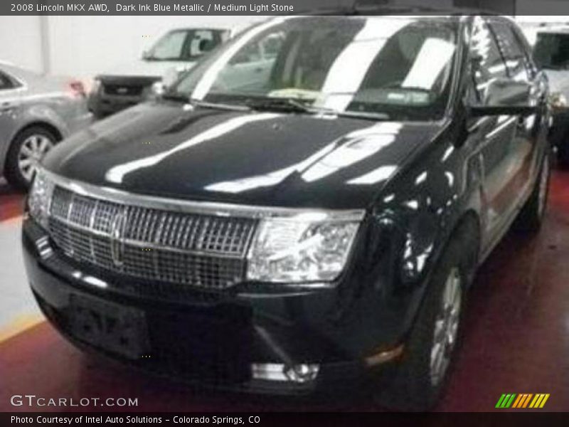 Dark Ink Blue Metallic / Medium Light Stone 2008 Lincoln MKX AWD