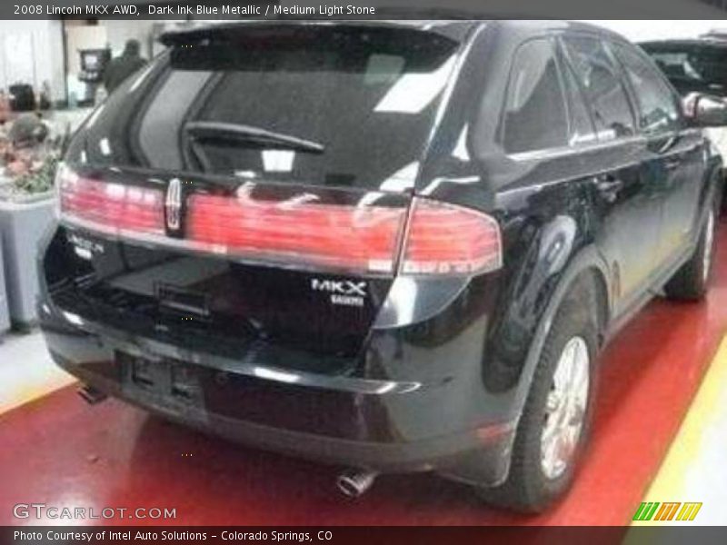 Dark Ink Blue Metallic / Medium Light Stone 2008 Lincoln MKX AWD