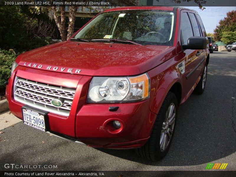 Rimini Red Metallic / Ebony Black 2009 Land Rover LR2 HSE