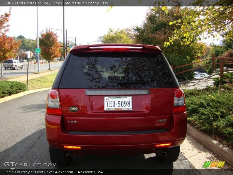 Rimini Red Metallic / Ebony Black 2009 Land Rover LR2 HSE