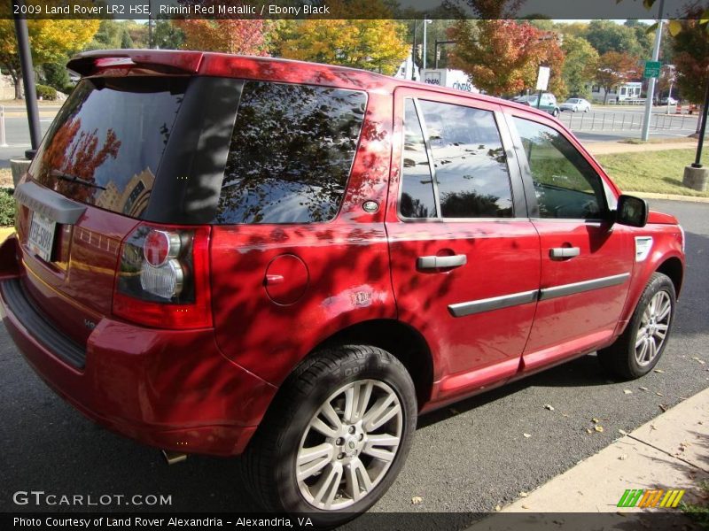 Rimini Red Metallic / Ebony Black 2009 Land Rover LR2 HSE