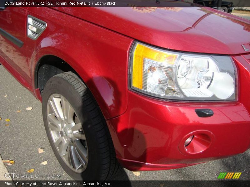 Rimini Red Metallic / Ebony Black 2009 Land Rover LR2 HSE