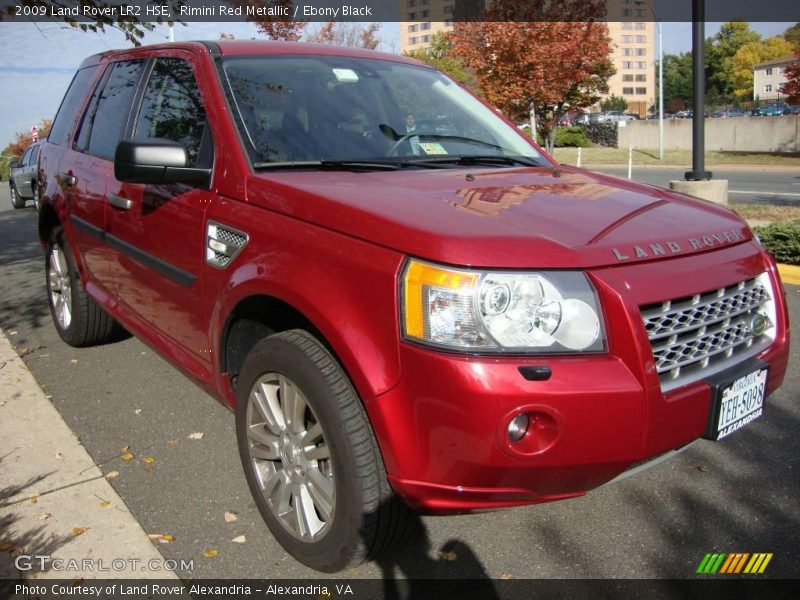 Rimini Red Metallic / Ebony Black 2009 Land Rover LR2 HSE