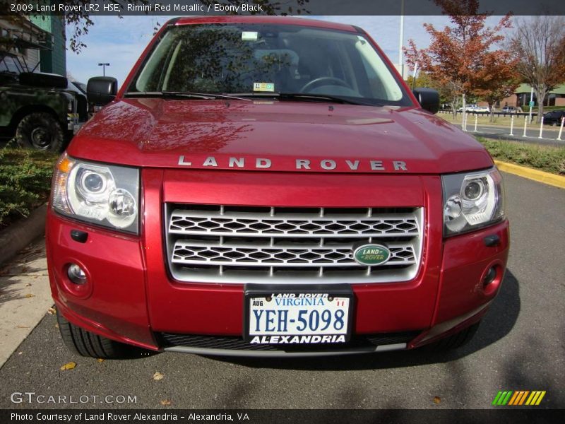 Rimini Red Metallic / Ebony Black 2009 Land Rover LR2 HSE