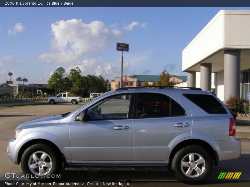 Ice Blue / Beige 2008 Kia Sorento LX