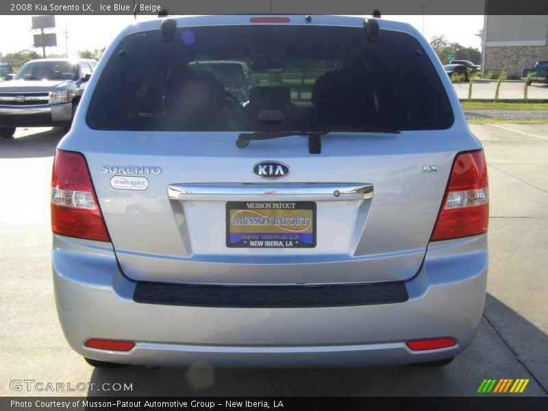 Ice Blue / Beige 2008 Kia Sorento LX