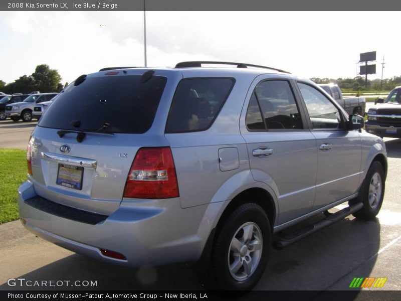 Ice Blue / Beige 2008 Kia Sorento LX