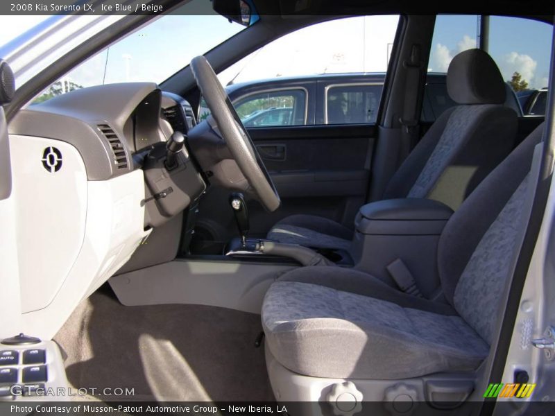 Ice Blue / Beige 2008 Kia Sorento LX
