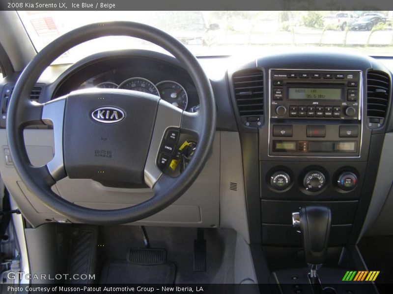 Ice Blue / Beige 2008 Kia Sorento LX